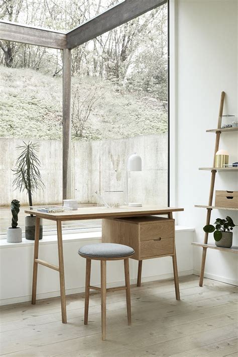 Hubsch Table Lamp Glass Brass Trouva Architects Desk Oak Desk