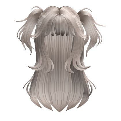 Cute Messy Half Up Pigtails Ash Blonde S Code Price Rblxtrade