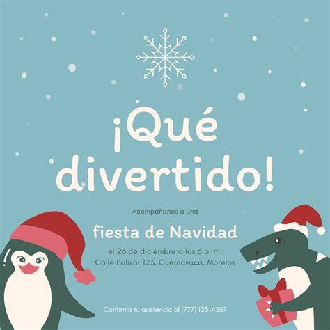 Plantillas Para Invitaciones Navideñas Gratis Canva