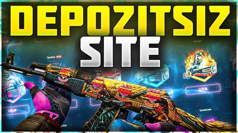 DEPOSİTSİZ HERKESE BEDAVA CS GO SKİNİ VEREN SİTEDE PROMO KOD