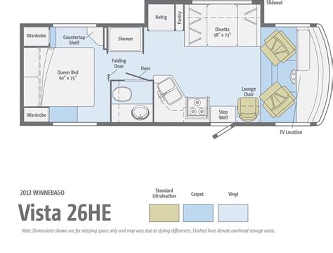 Winnebago Vista 26He Floor Plan - floorplans.click