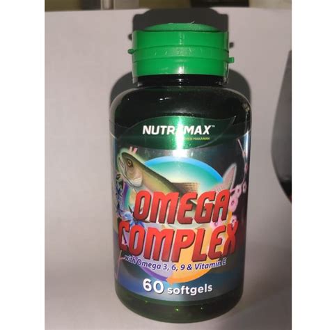 Jual Nutrimax Omega Complex Omega 3 6 9 Plus Vitamin E ISI 60 TABLET