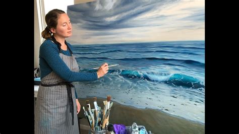 How To Paint The Ocean In Oils Large Seascape Painting Beginnings