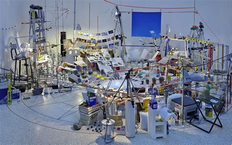 Sarah Sze, Triple Point (Pendulum), 2013 | Tanya Bonakdar Gallery