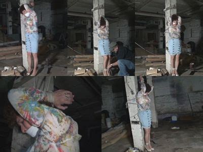 Neighborhood Milf Left Tied To A Pillar In The Old Abandoned Basement Hunters Lair Bondage