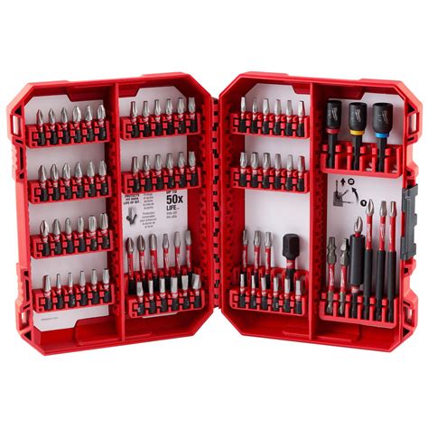 MILWAUKEE Driver Bit Set 80 No Of Pieces Driver Bit Set 800W06 48