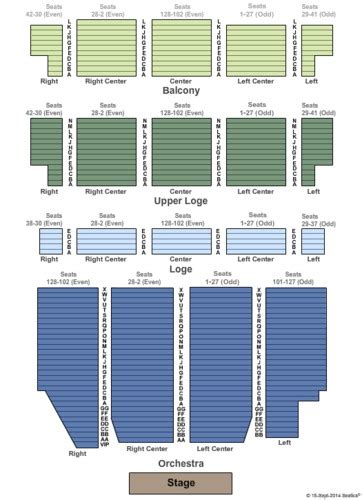 United Palace Seating Chart