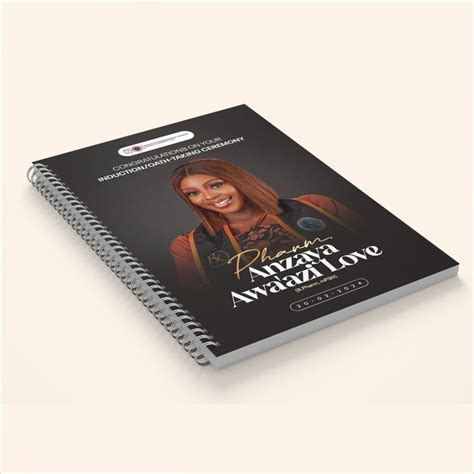 Induction Jotter Cover Design