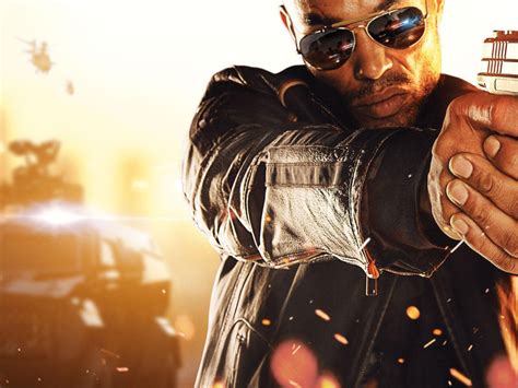 wallpaper battlefield hardline, weapons, characters HD : Widescreen ...