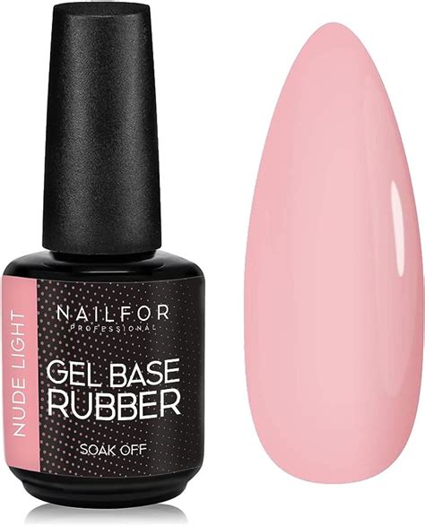 Nailfor Base Rubber Nude Light Ml Gel Base Smalto Semipermanente