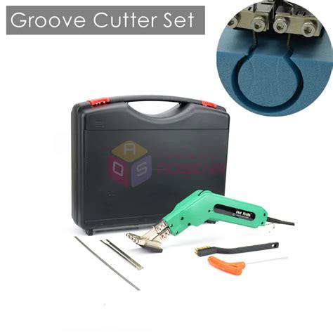 V V Groove Electric Hot Knife Foam Cutter Heat Wire Sponge Grooving Cutting Heating Tool
