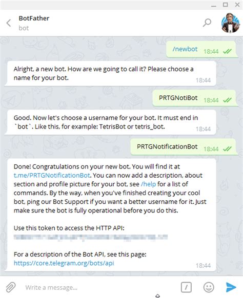 How To Receive Prtg Notifications Via Telegram