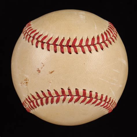 Babe Ruth Single Signed Baseball With Beautiful Sweet Spot Signature PSA Pristine Auction