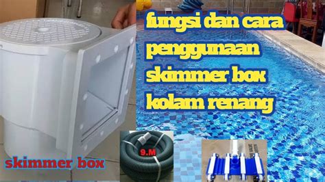 FUNGSI SKIMMER BOX KOLAM RENANG YouTube