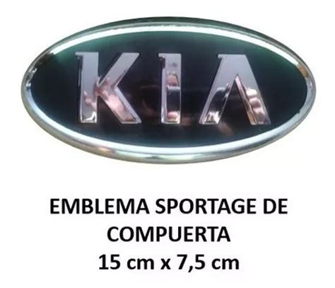 Emblema Trasero Para Kia Sportage Compuerta Mercadolibre