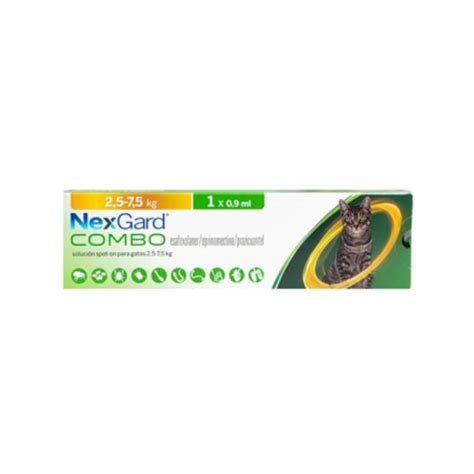 Nexgard Combo Spot On Gatos De 2 5kg 7 5kg Éxito