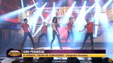 Los Reyes del Playback Gino Pesaressi se convirtió en Alejandra