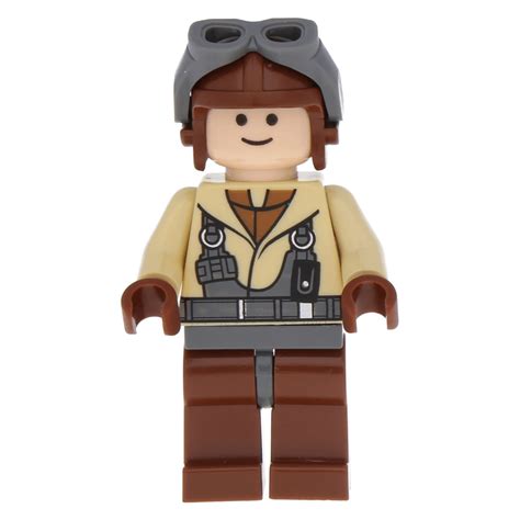 Lego Minifigure Sw Naboo Fighter Pilot Tan Jacket At Brickscout