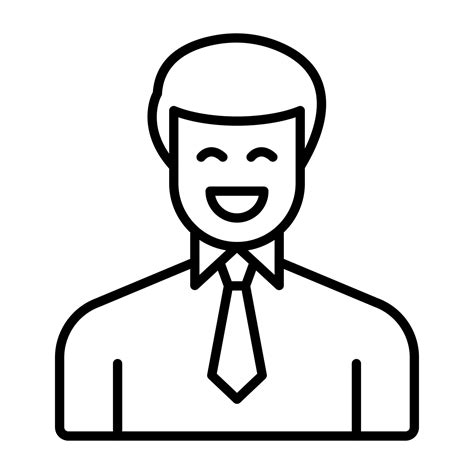 Smiling Man Vector Icon Vector Art At Vecteezy