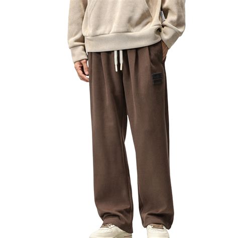 WEAIXIMIUNG Male XXL Men Cargo Pant Male Corduroy Casual Pants Trendy