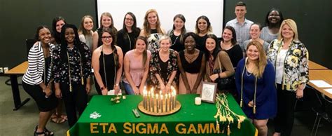 Students Inducted Into Eta Sigma Gamma Eku Stories Eastern Kentucky