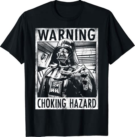 Star Wars Darth Vader Choking Hazard Vintage Graphic Short Sleeve T