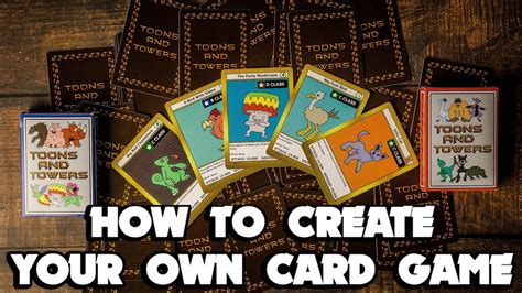 How To Create Your Own Trading Card Game Youtube