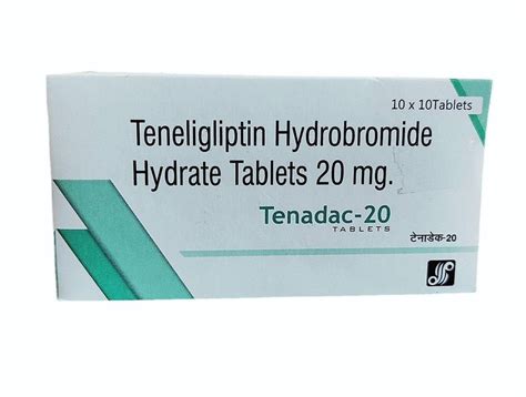 Mg Teneligliptin Hydrobromide Hydrate Tablets Mg At Rs Box In