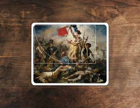 Liberty Leading the People Sticker Victorian Era Art Sticker - Etsy