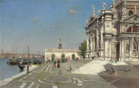 Martin Rico Y Ortega Spanish 1833 1908 Santa Maria Della Salute