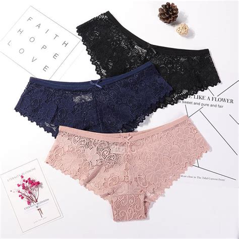 Cheap Sexy Lace Panties Fashion Cozy Lingerie Tempting Pretty High