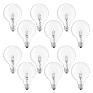 X Osram Eco Halogen Classic Globe G W W E Klar Warmwei