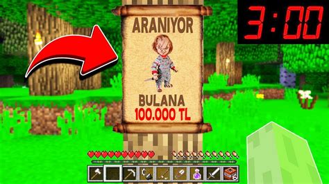 Gece Te Kat L Bebek Chucky Araniyor Minecraft Youtube