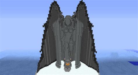 This is a statue of Meridia from Skyrim that i made on my server! : r/Minecraft