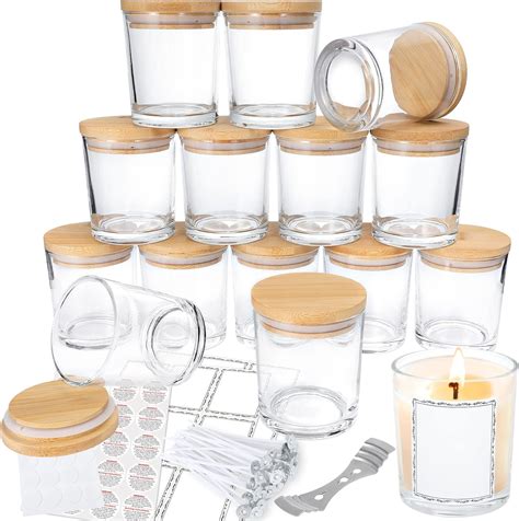 Amazon Juneheart Pack Oz Candle Jars For Making Candles