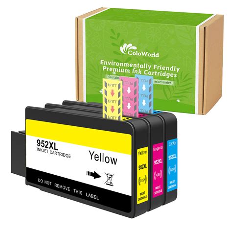 3 Pack 952xl Ink Cartridges Compatible For Hp Officejet Pro 7740 8210 8736 Cmy Ebay