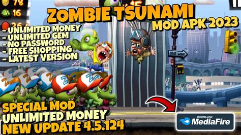 Update Zombie Tsunami Mod Apk Terbaru 2023 Apk V4 5 124 No Password