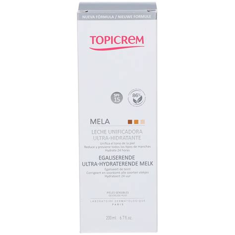 Topicrem Mela Lait Unifiant Ultra Hydratant Spf Ml Redcare