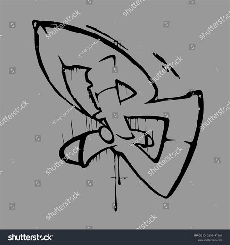 Cool Letter B Graffiti Style Stock Vector (Royalty Free) 2257447587 | Shutterstock