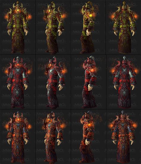 Warlock Tier 15 And Season 13 Armor Sets Preview Wow Wod