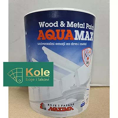 AQUAMAX WOOD METAL PAINT MAXIMA Emajl Za Drvo I Metal