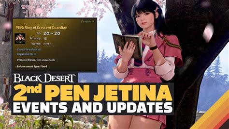 2nd FREE PEN JETINA IS HERE SCHOLAR BUFFS Black Desert YouTube