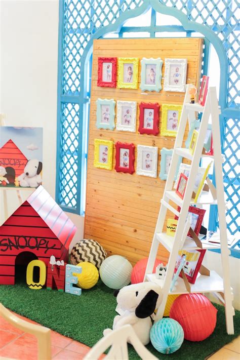 Kara's Party Ideas Peanuts + Snoopy Birthday Party | Kara's Party Ideas