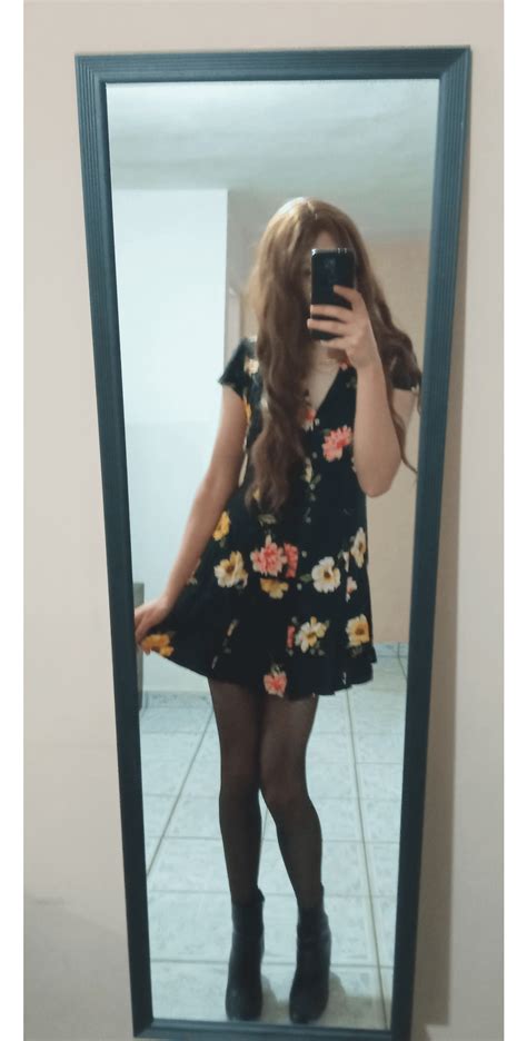 Spring Came So I Am Here With A Flowery Dress Rcrossdressing