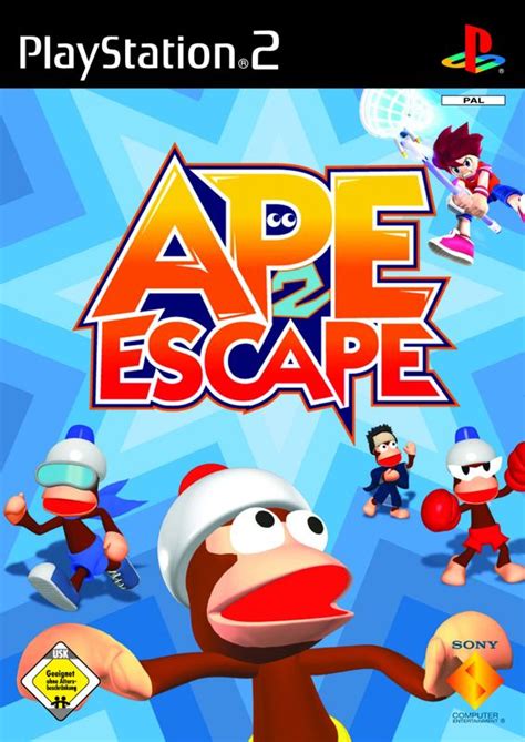 Ape Escape 2 (2002) promotional art - MobyGames