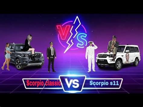 NEW SCORPIO CLASSIC S11 VS OLD SCORPIO S11 DRAG RACE TUG OF WAR GTA