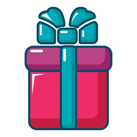 Gift Box Icon Cartoon Style Vector Art At Vecteezy