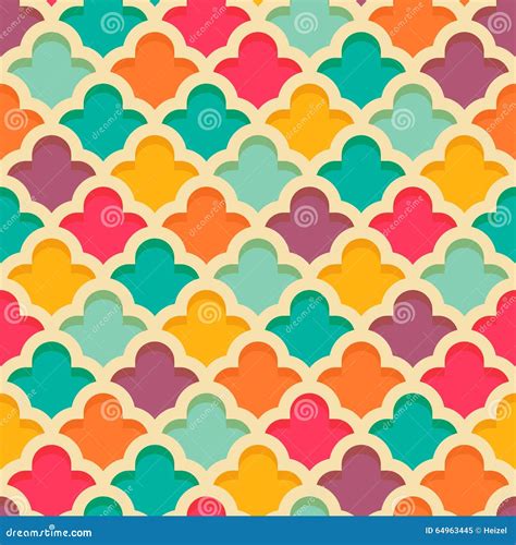 Quatrefoil Seamless Pattern Stock Vector Illustration Of Decor