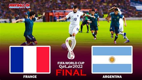 France Vs Argentina Final Fifa World Cup 2022 Match Pes 2021