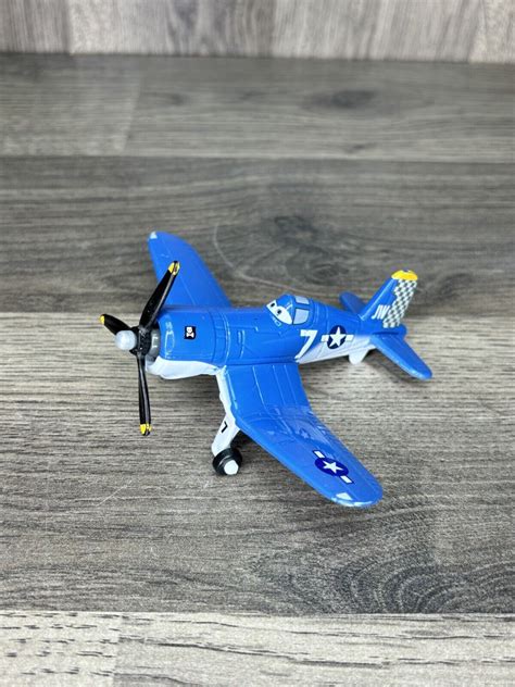 Disney Pixar Planes 7 Skipper Riley Die Cast Plane Toy Aircraft Jw Vf